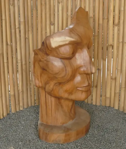 Product image 7 of the product “Mask man by original made of suar wood, 120cm height ”